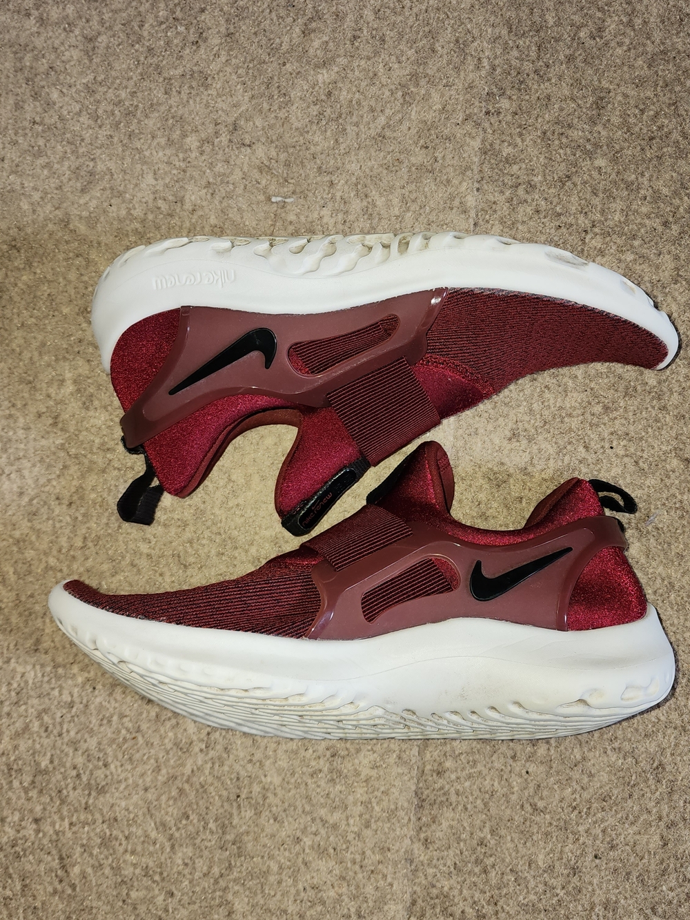 Nike Women's Nike Renew Freedom Maroon Slip-On Athletic Sneakers | W9.5